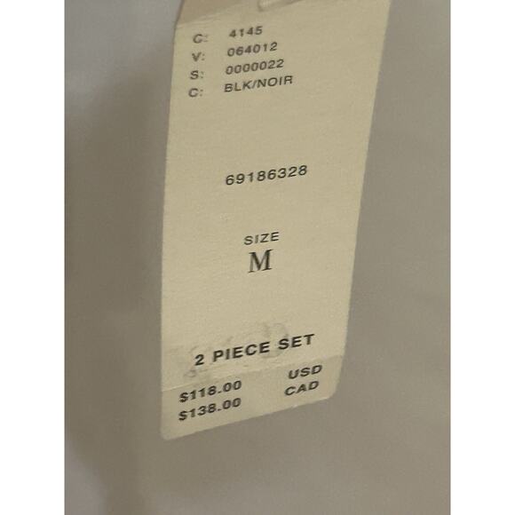 NWT Anthropologie Women's Black Crochet Top Size M - Picture 6 of 6